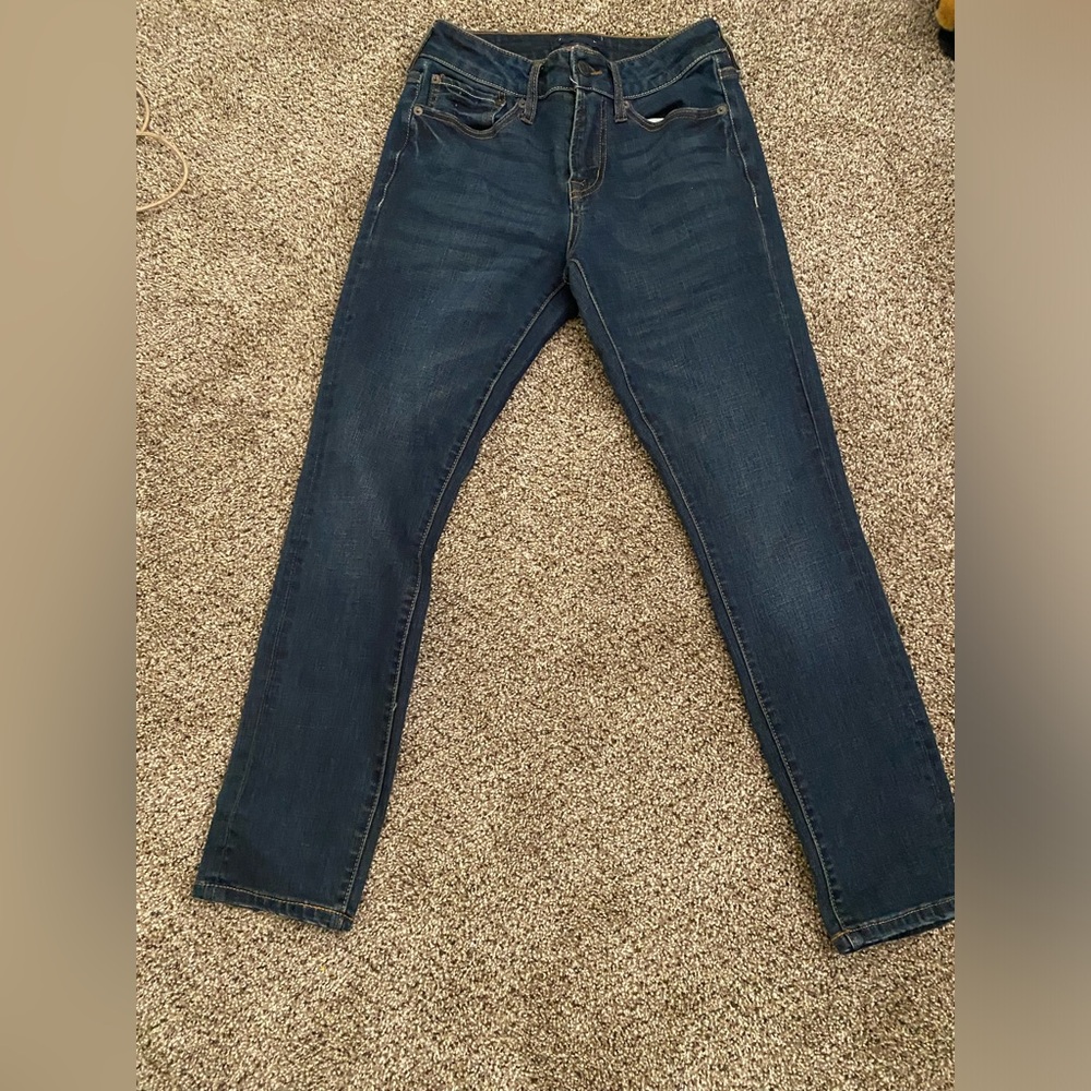 Areopastal super skinny blue jeans